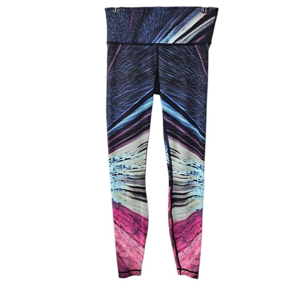 Lululemon Womens Speed Wunder Tight Nulux Electrobeam Speed Tight Multi, Size 6
